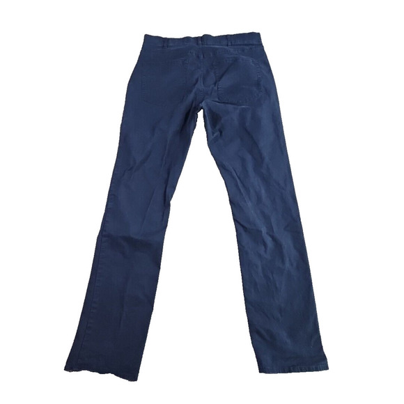 Member's Mark Mason Chino Men's Size W34xL32 Navy Stretch Style M721480 5 Pocket - Picture 2 of 16